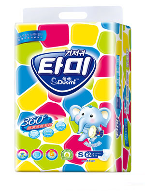 朵咪極薄超能吸嬰兒紙尿片S62片