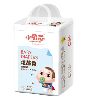 小貝芯炫薄柔大環腰紙尿褲S